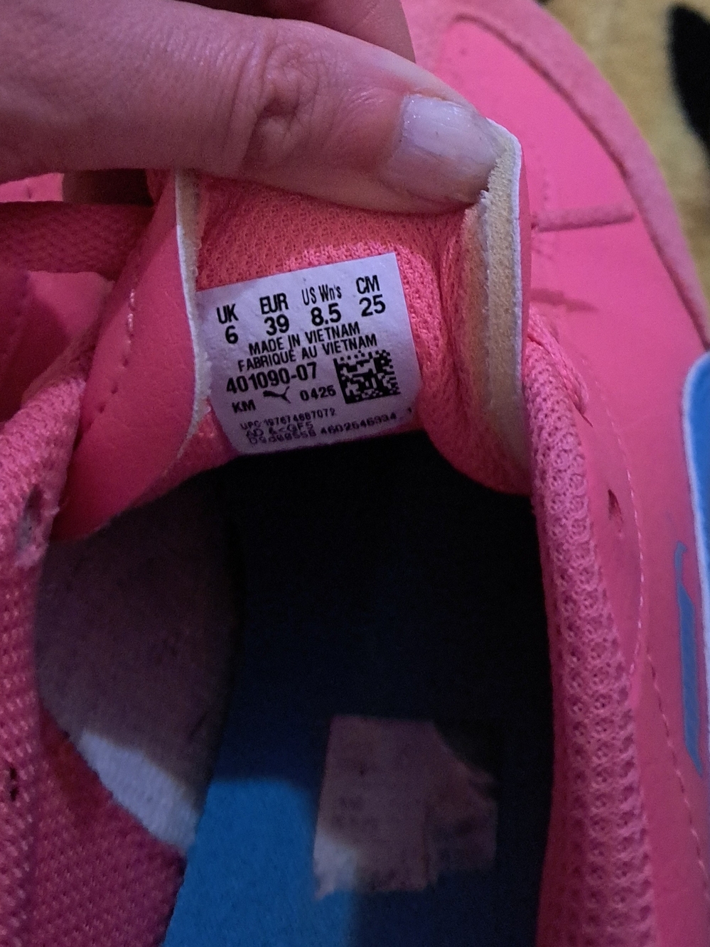 Puma Pink Athletic Sneakers - Picture 7 of 7